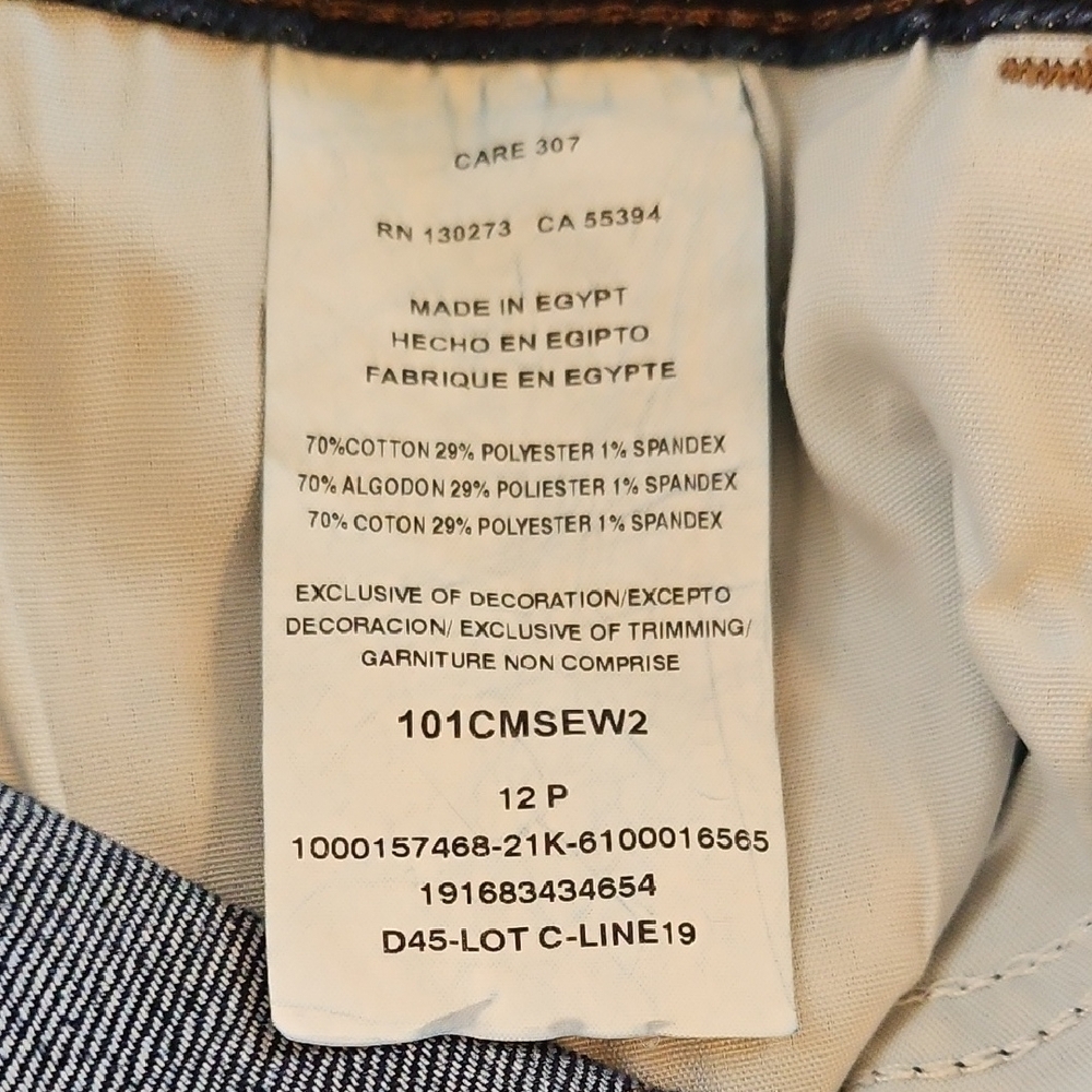 Lee Women's Dark Wash Straight Mid-Rise Jeans - Picture 8 of 9